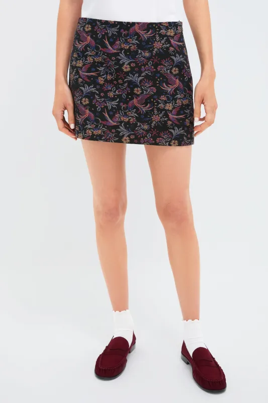 Noir Multi Tolmia Mini Skirt sold by Tuckernuck