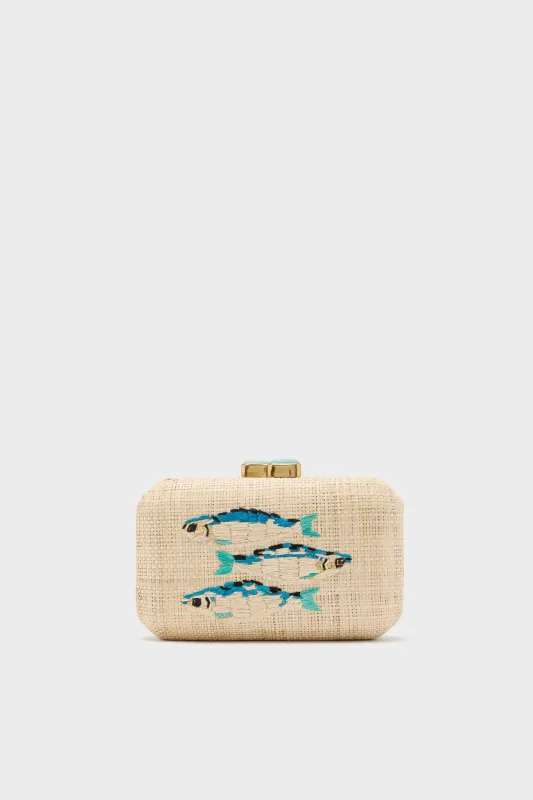 Natural Sardines Minaudiere sold by Tuckernuck