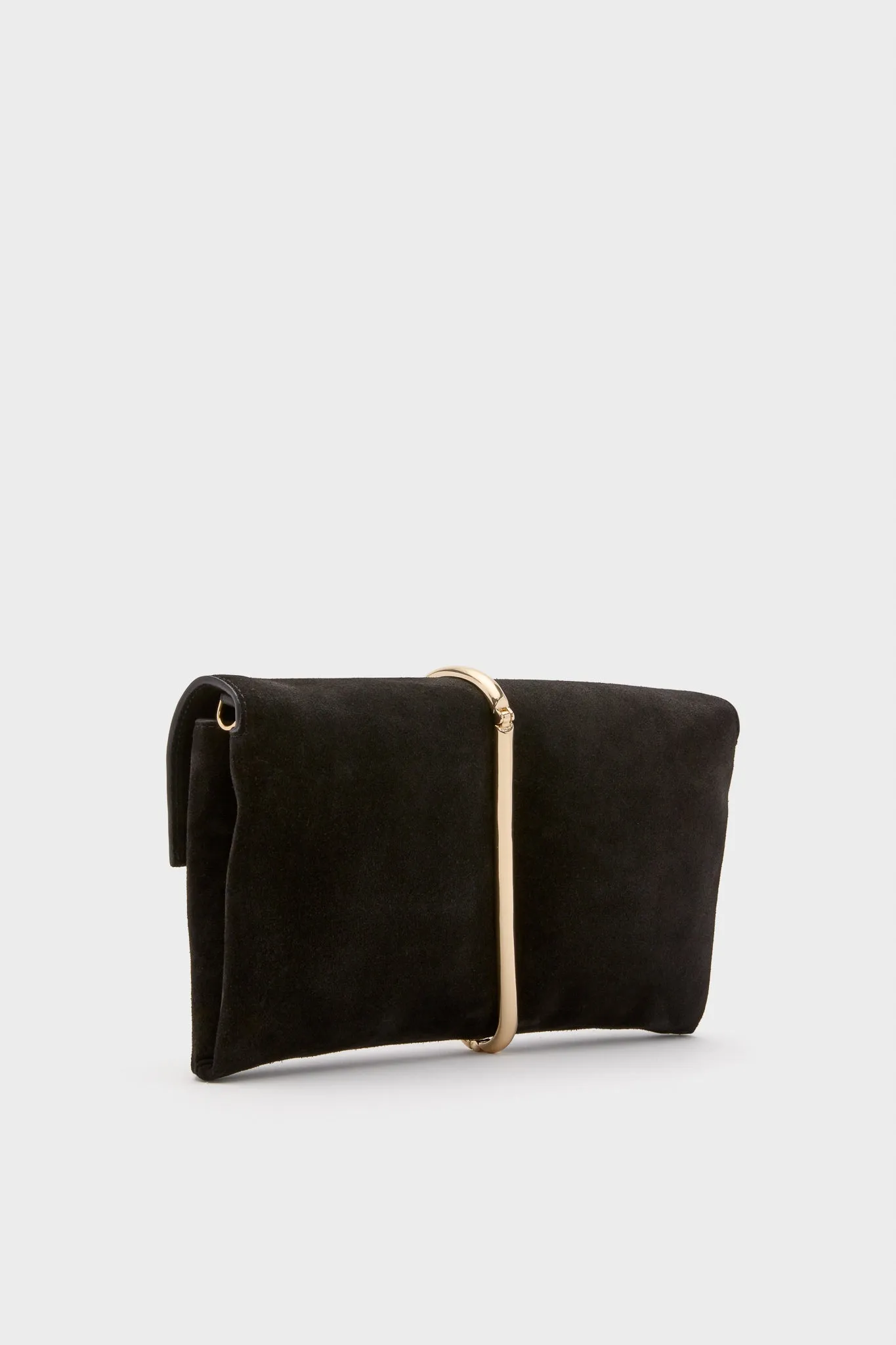 Black Amaya Suede Clutch sold by Tuckernuck product image thumbnail 5