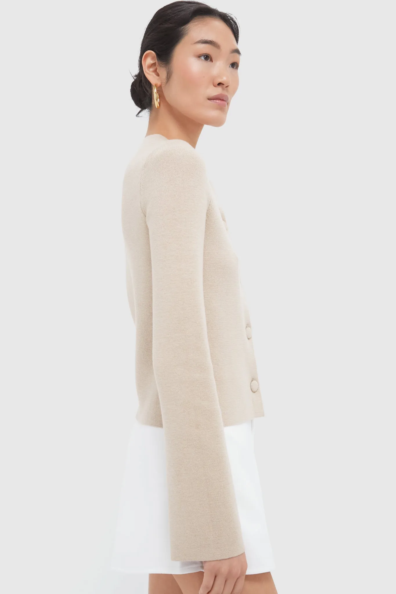 Beige Firmin Cardigan sold by Tuckernuck product image thumbnail 3