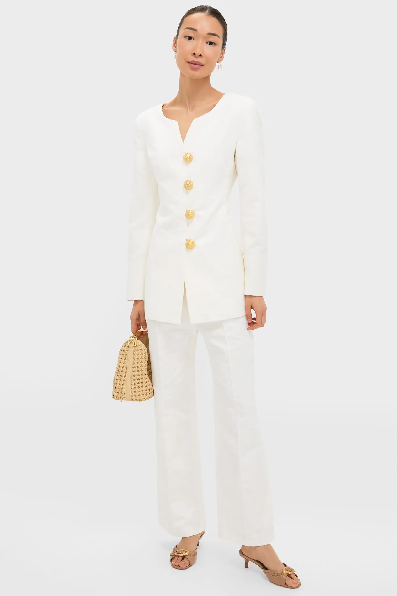 Ecru Claude Textured Jacket sold by Tuckernuck product image thumbnail 2