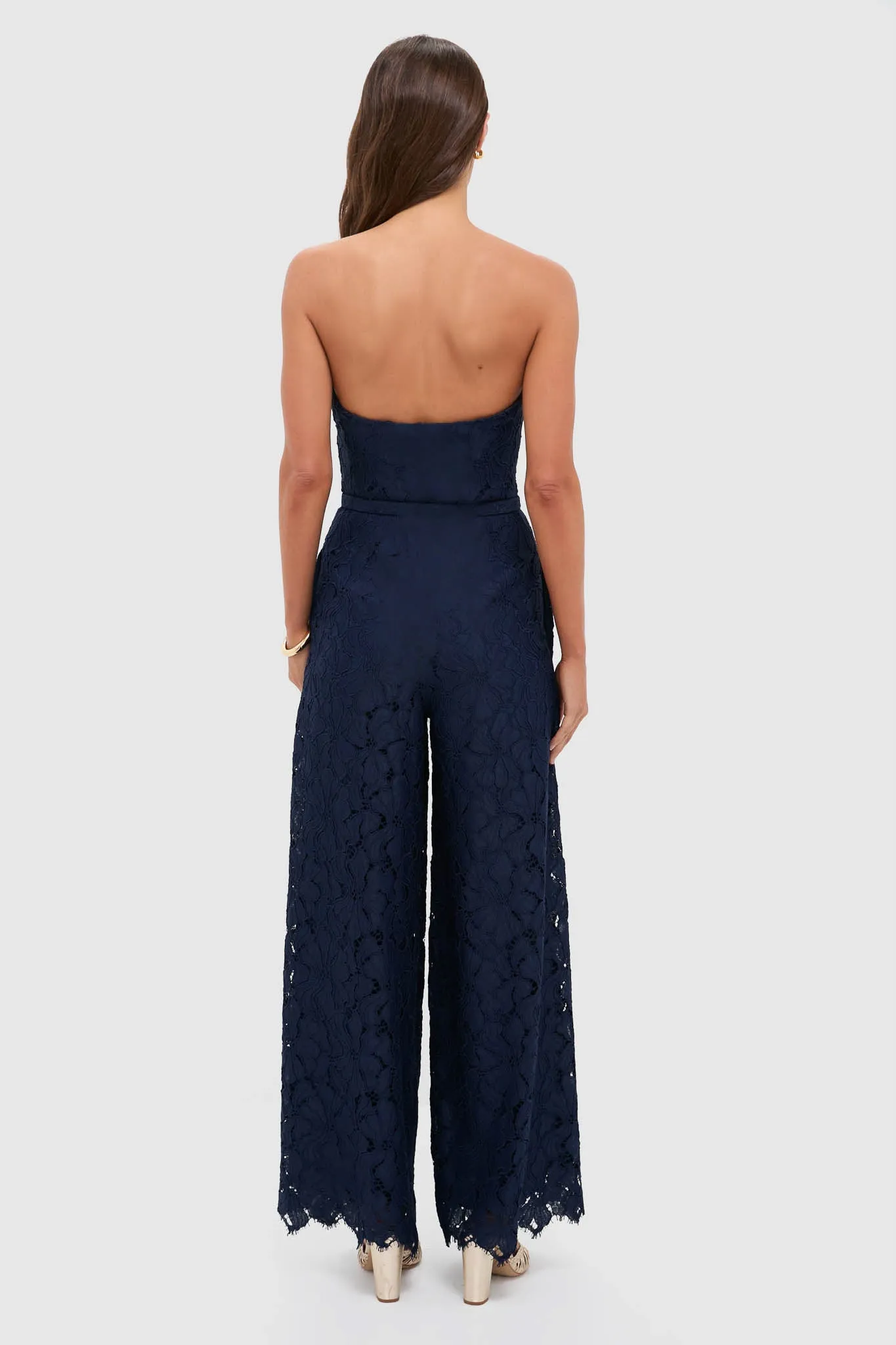 Midnight Rebecca Strapless Jumpsuit sold by Tuckernuck product image thumbnail 4