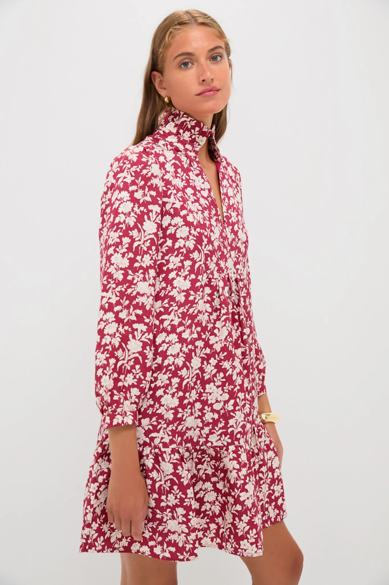 Pomegranate Bloom Palmerston Dress sold by Tuckernuck product image thumbnail 3