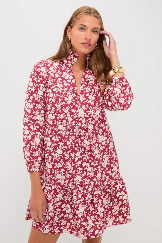 Pomegranate Bloom Palmerston Dress sold by Tuckernuck