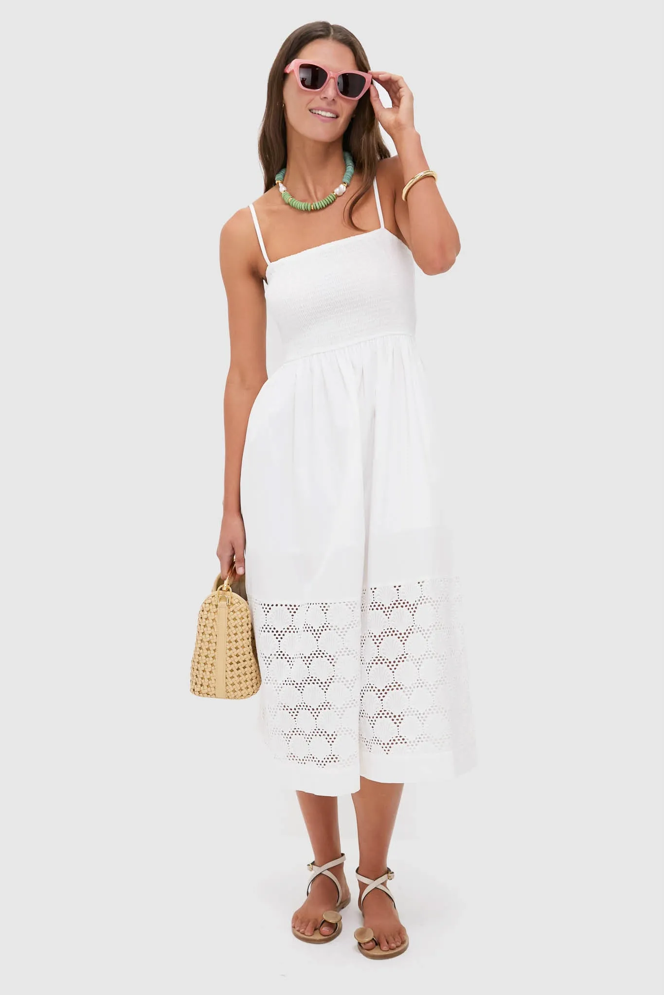 Peach Polarized Evie Sunglasses sold by Tuckernuck product image thumbnail 3