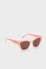 Peach Polarized Evie Sunglasses sold by Tuckernuck
