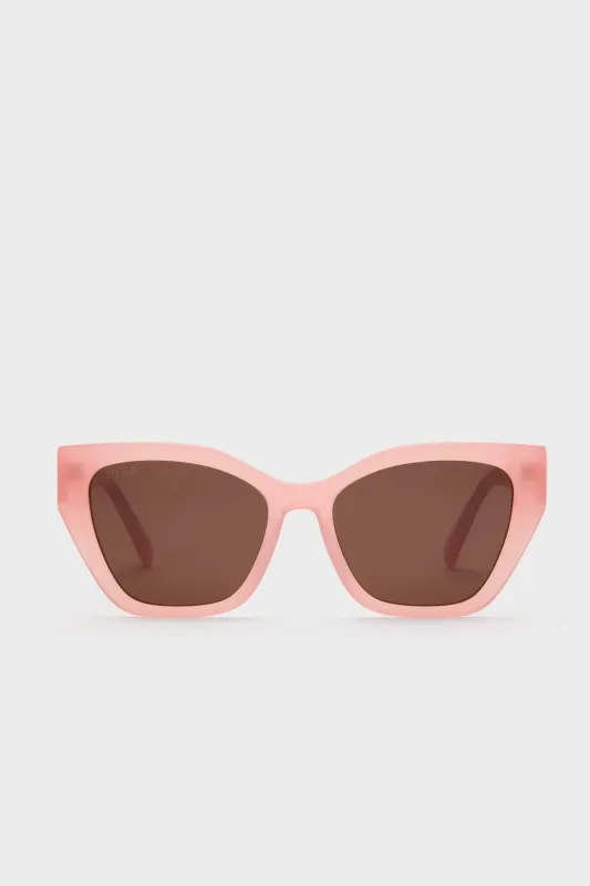 Peach Polarized Evie Sunglasses sold by Tuckernuck