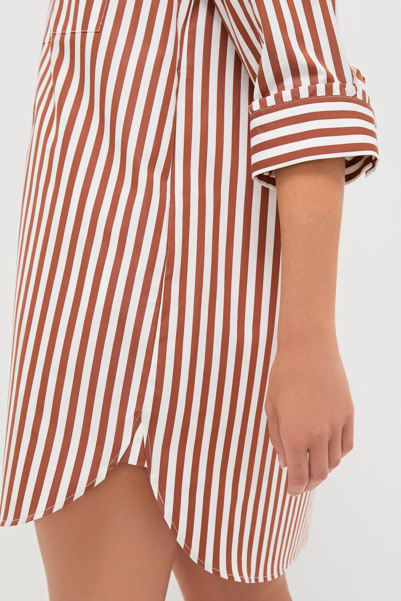 Ivory and Cognac Morning After Dress sold by Tuckernuck product image thumbnail 5