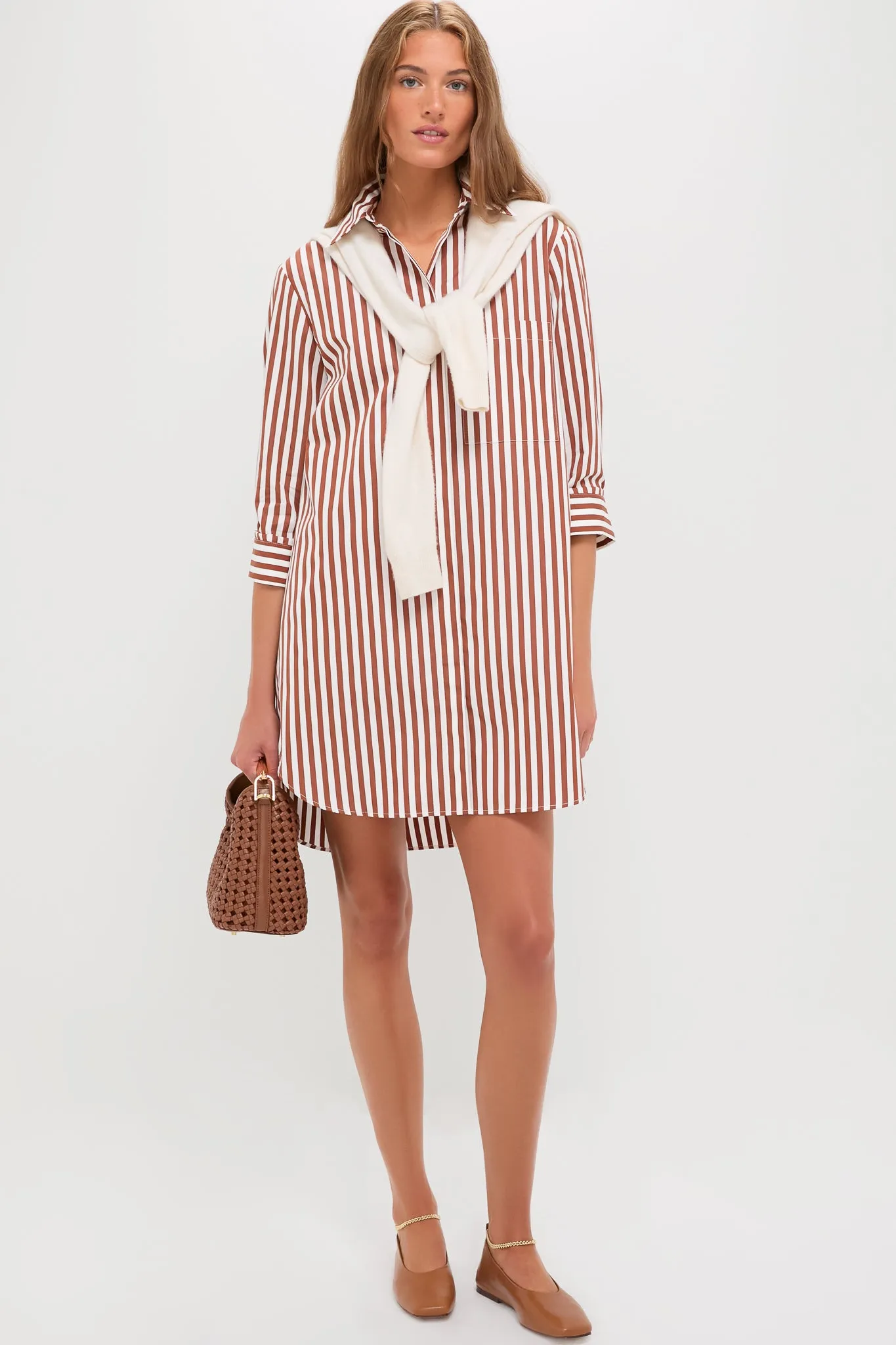 Ivory and Cognac Morning After Dress sold by Tuckernuck product image thumbnail 2