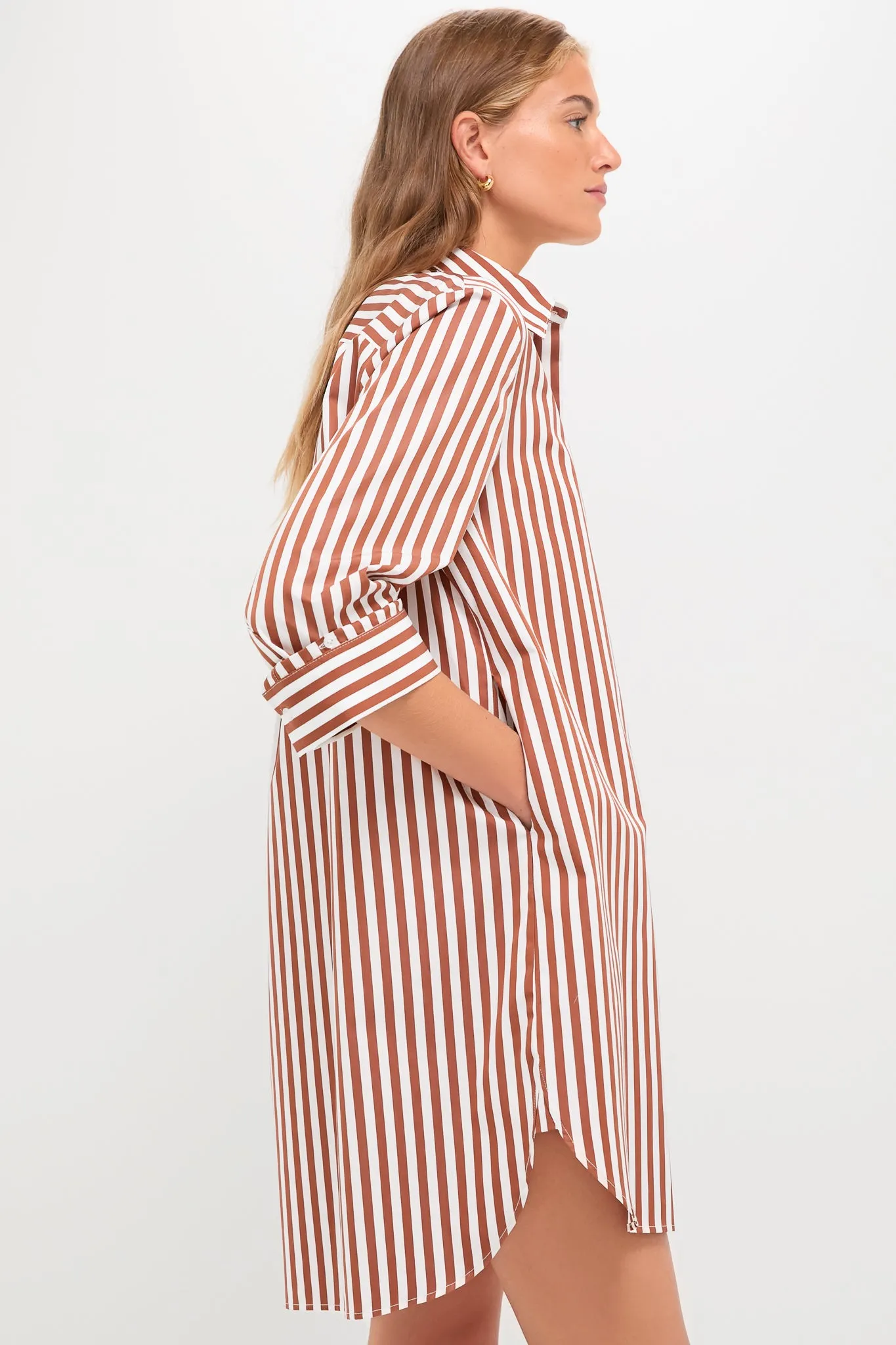 Ivory and Cognac Morning After Dress sold by Tuckernuck product image thumbnail 3