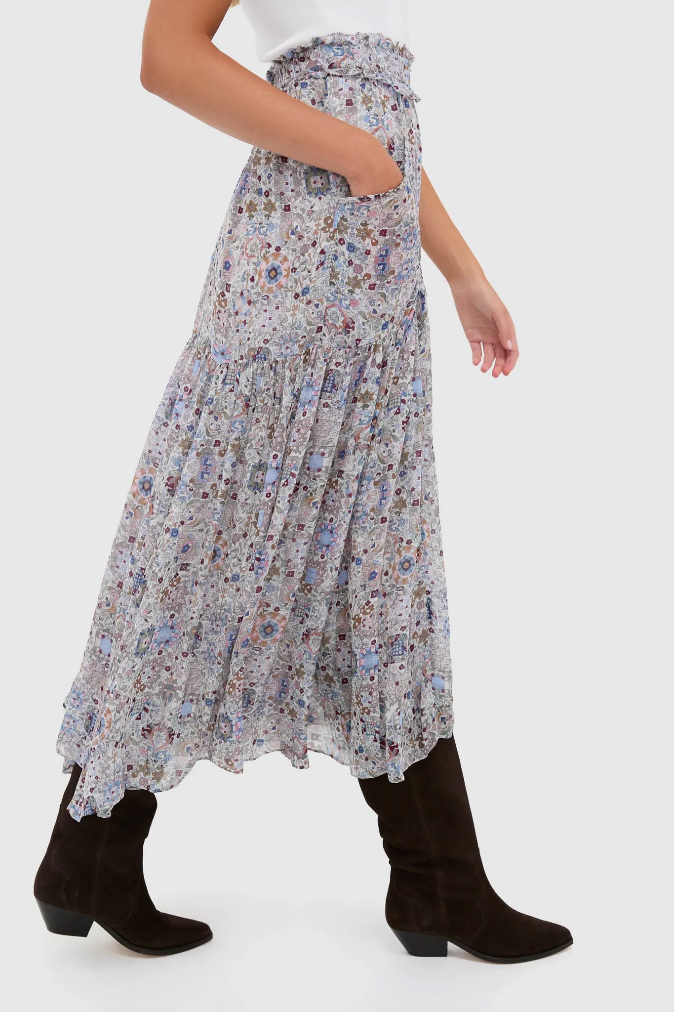 Ecru Besma Skirt sold by Tuckernuck product image thumbnail 4