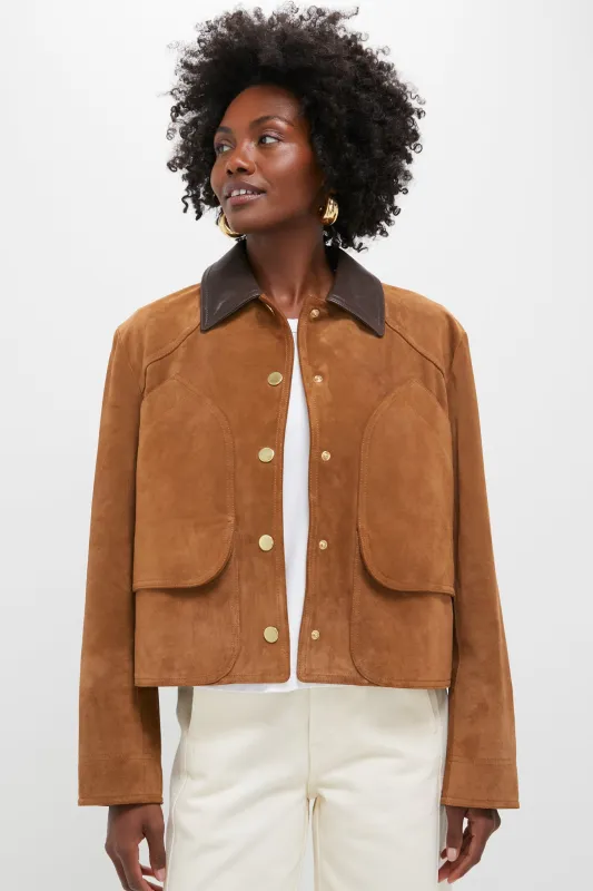 Whiskey Walters Cropped Barn Jacket made by Veronica Beard