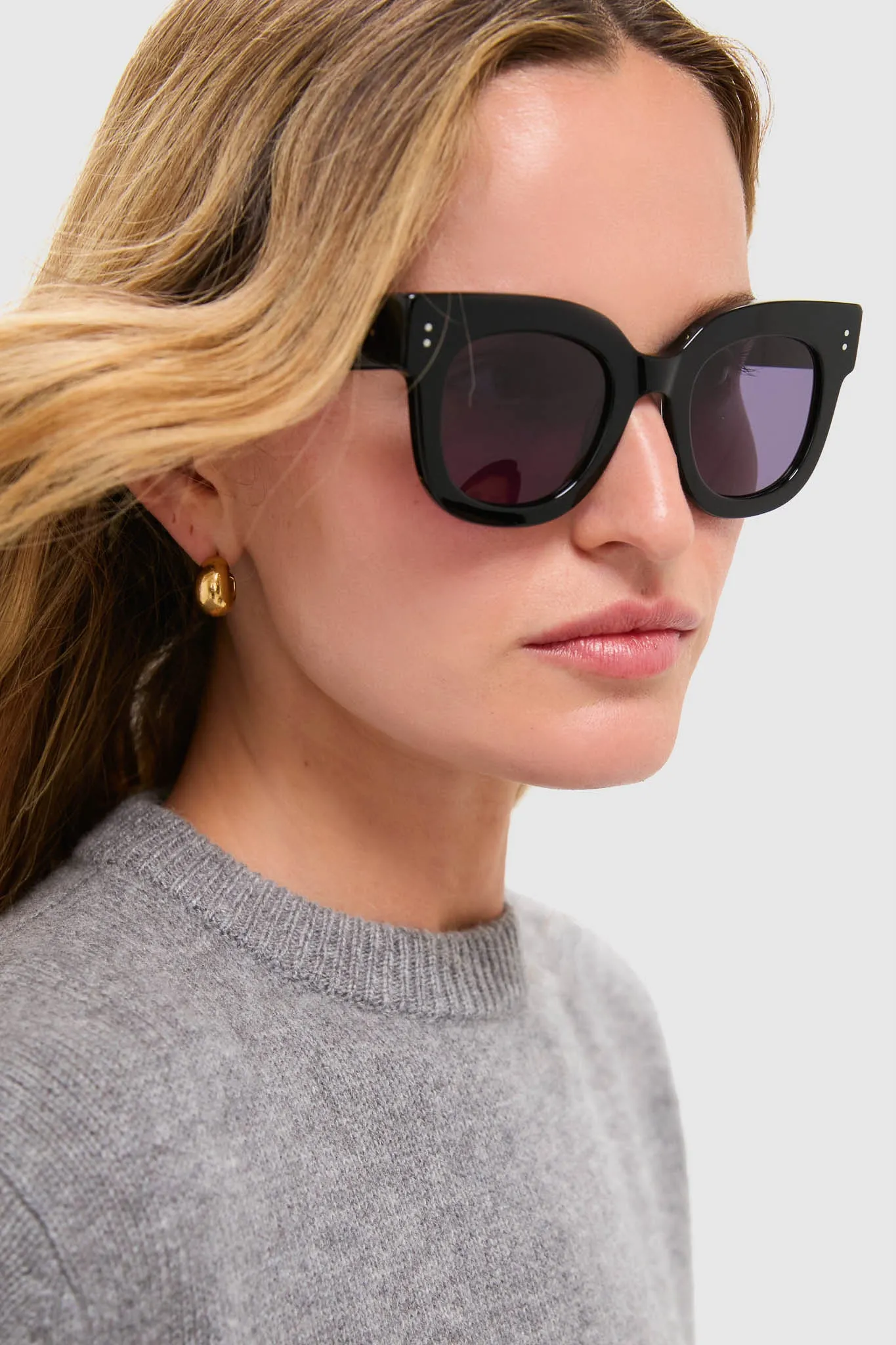 Black Maya Sunglasses sold by Tuckernuck product image thumbnail 2