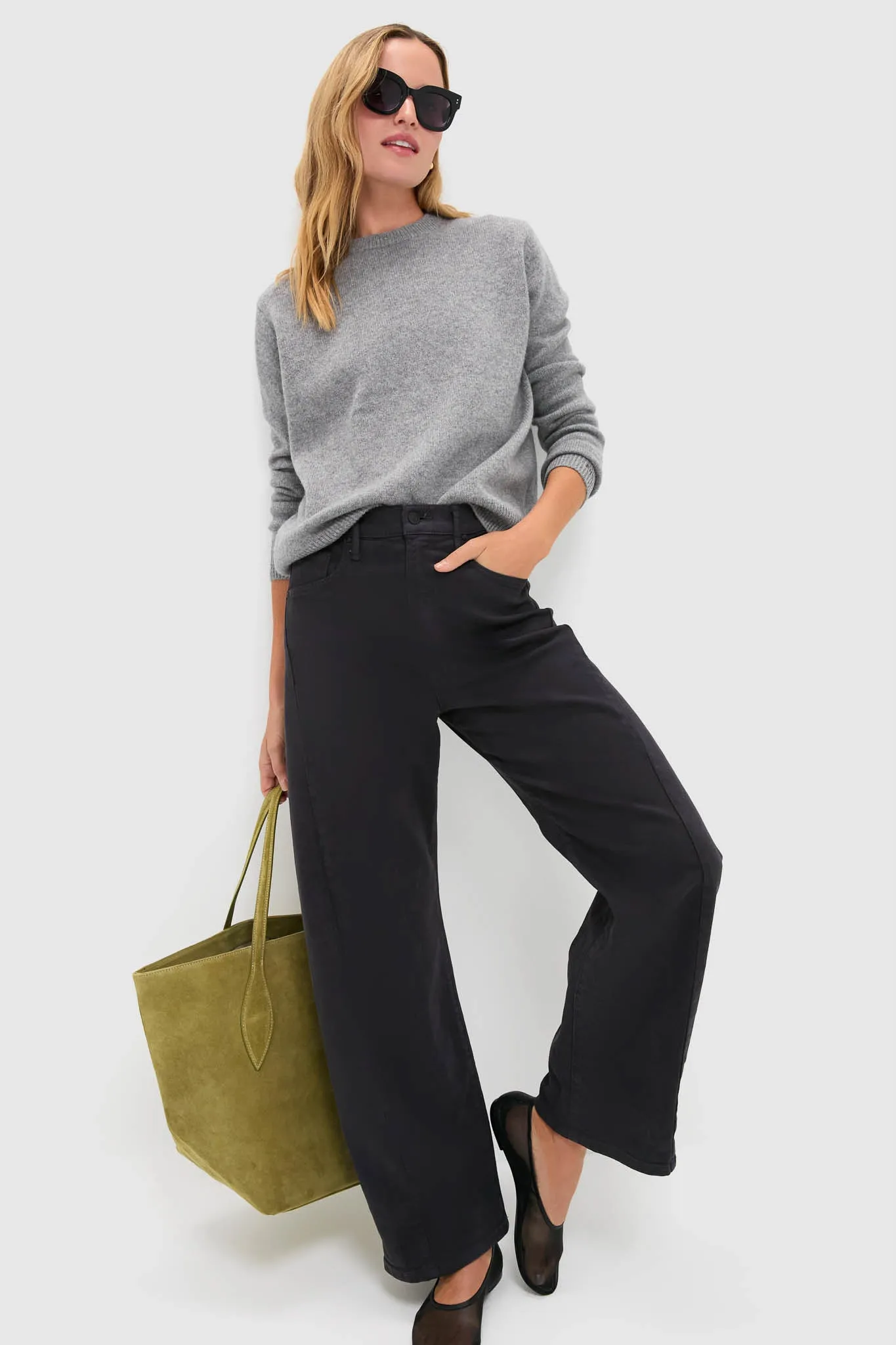 Black Maya Sunglasses sold by Tuckernuck product image thumbnail 3