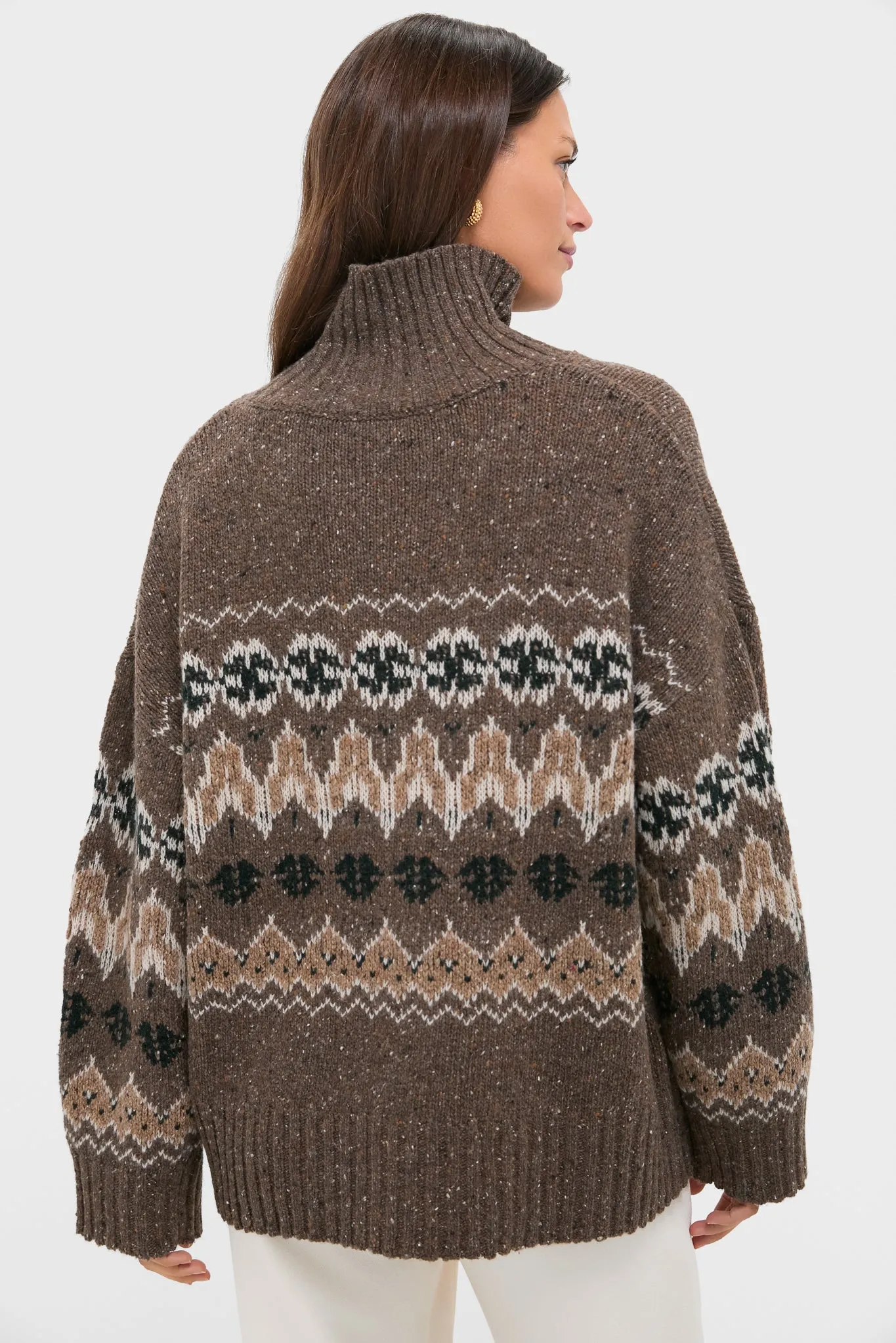 Oak Moss Fairisle Cecie Sweater sold by Tuckernuck product image thumbnail 4