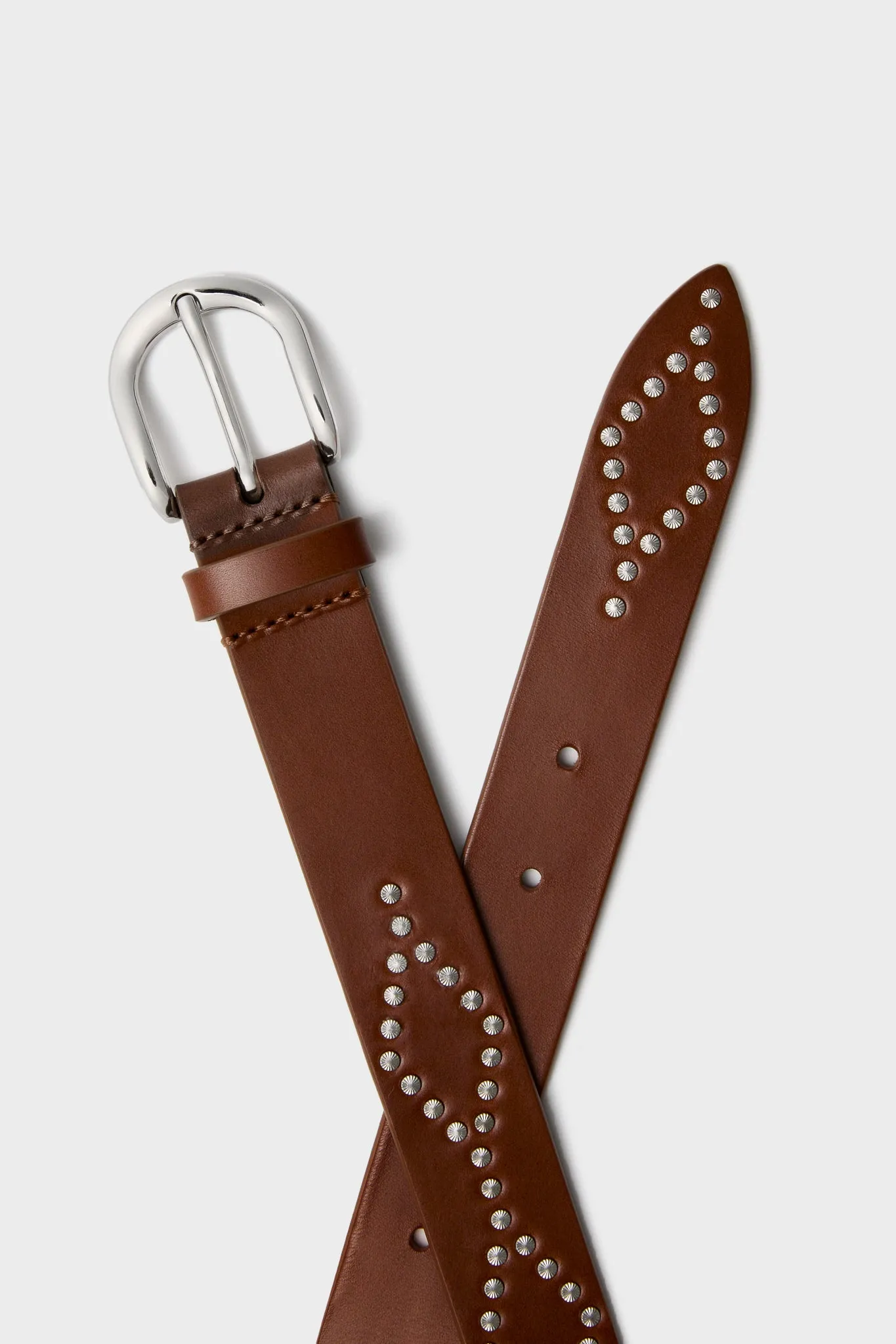 Cognac and Silver Liliana Belt sold by Tuckernuck product image thumbnail 4