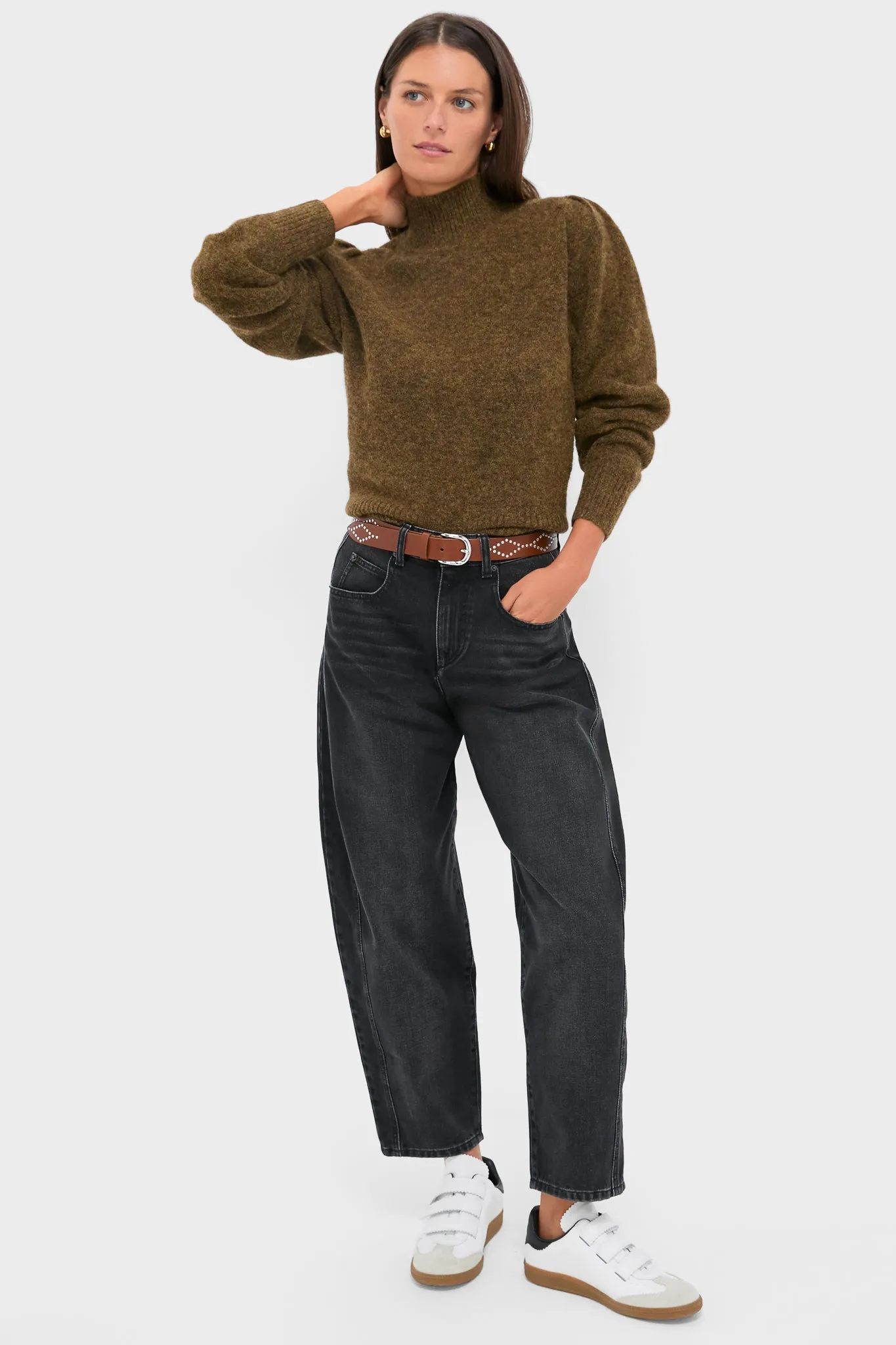 Cognac and Silver Liliana Belt sold by Tuckernuck product image thumbnail 3