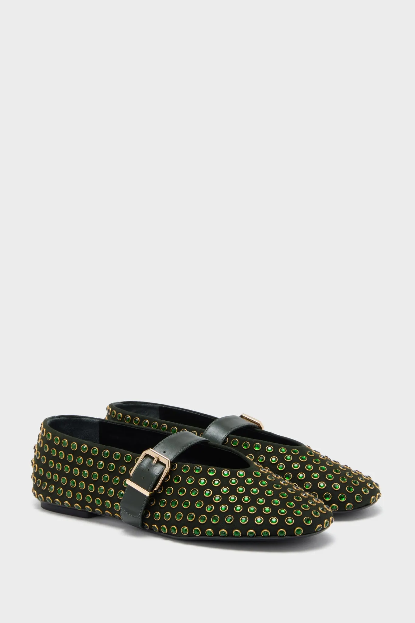 Garden Green Eliza Shine Flats sold by Tuckernuck product image thumbnail 4