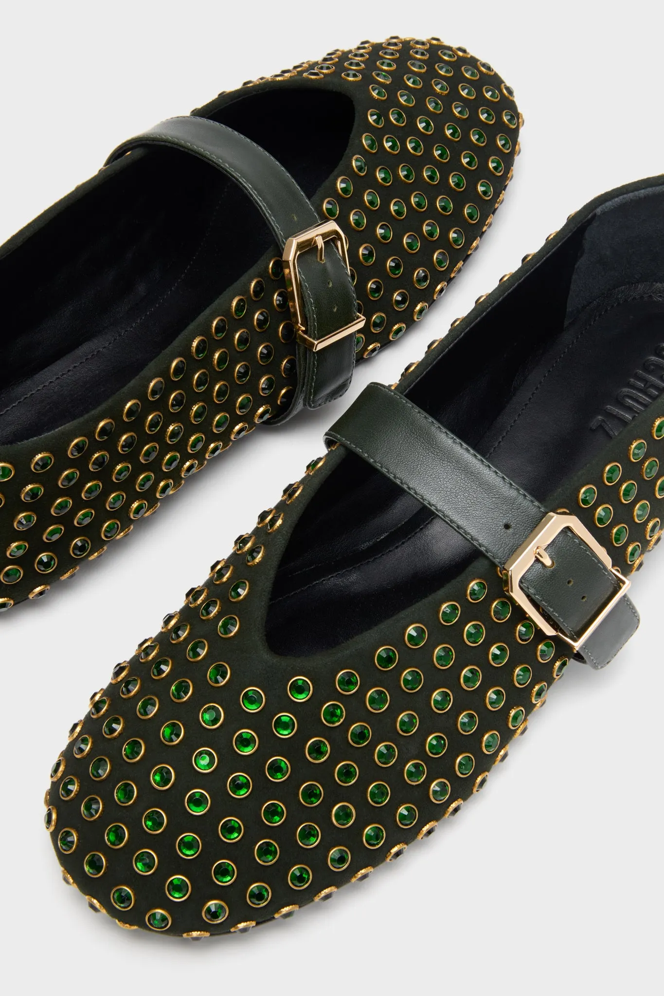 Garden Green Eliza Shine Flats sold by Tuckernuck product image thumbnail 5