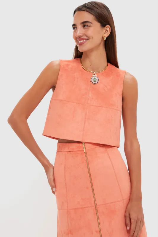 Amber Suede Marni Top made by Alexis