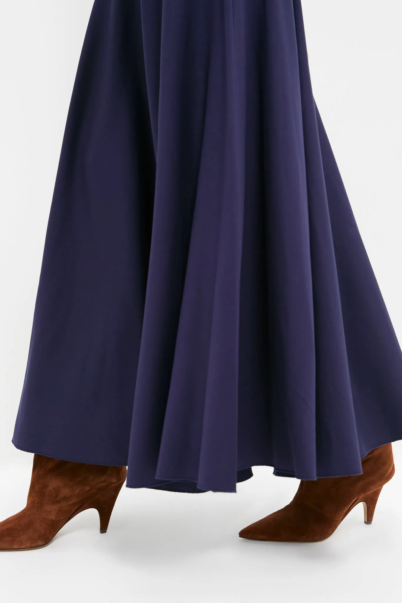 Ink Lux Jersey Knit Turtleneck Long Sleeve A-Line Dress sold by Tuckernuck product image thumbnail 5