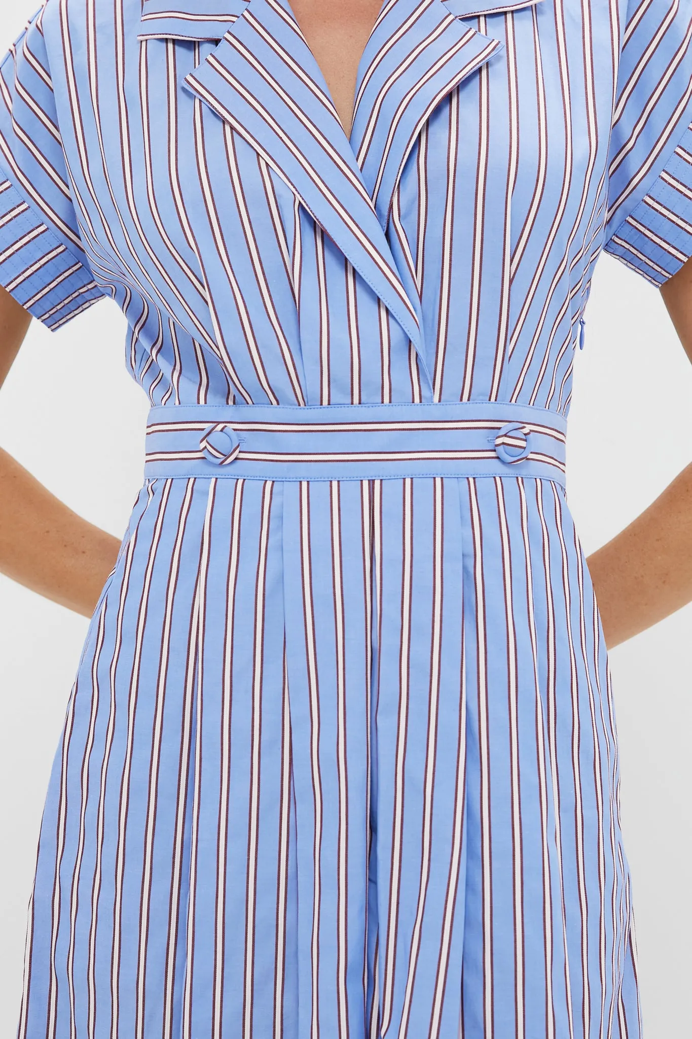 Marfa Stripe Sloane Wrap Dress sold by Tuckernuck product image thumbnail 5