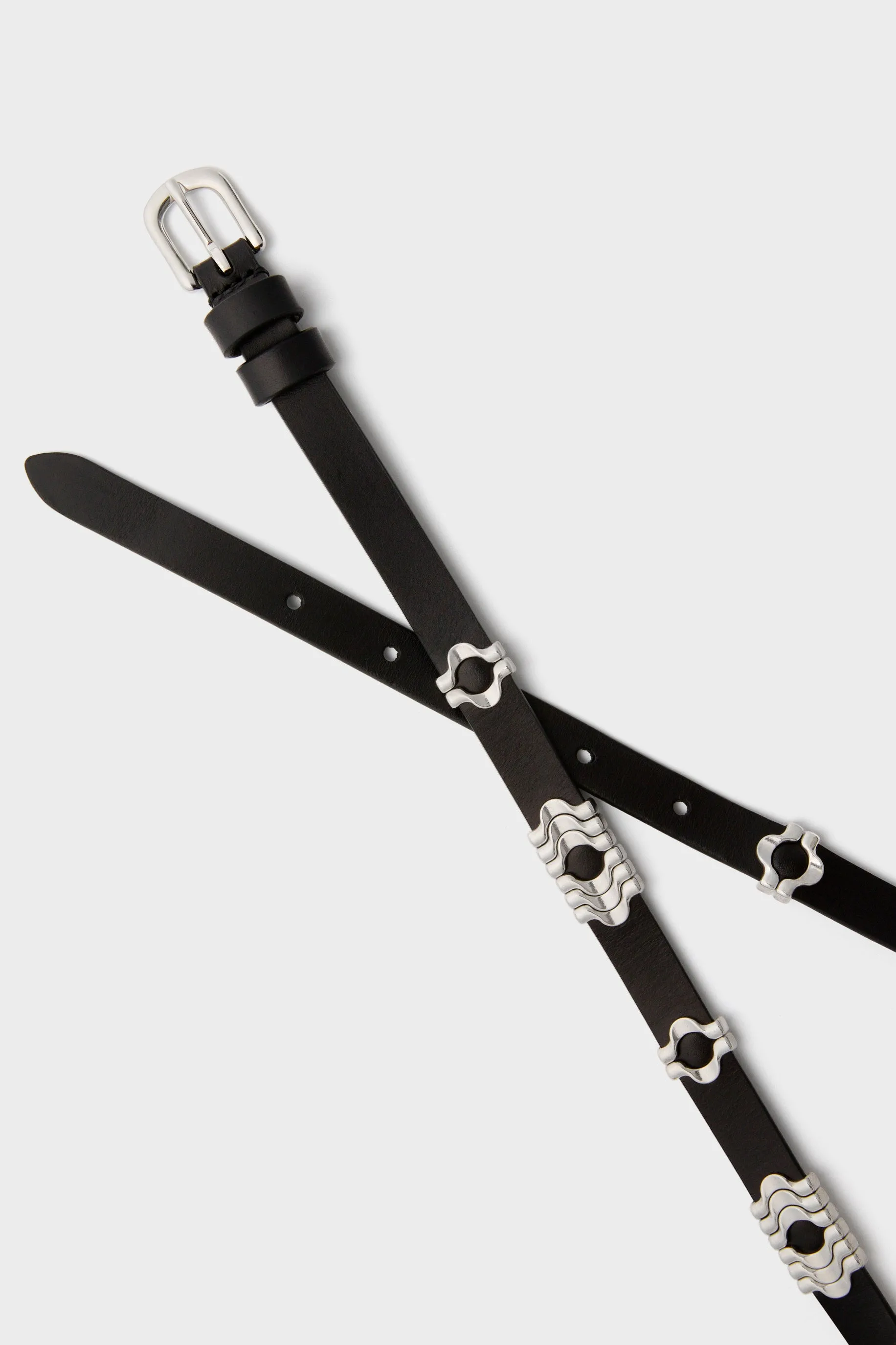 Black and Silver Odena Belt sold by Tuckernuck product image thumbnail 4