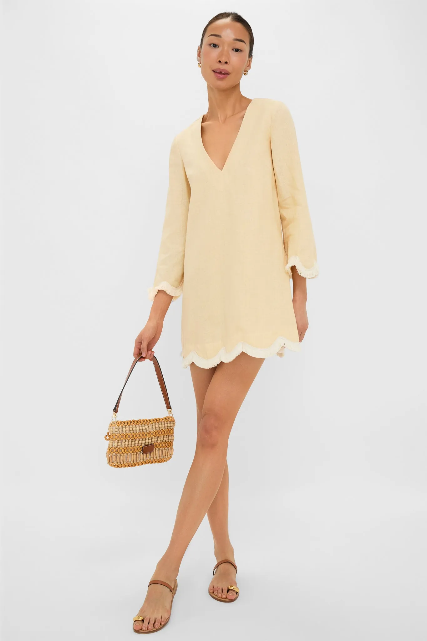 Dusty Citron Essie Caftan sold by Tuckernuck product image thumbnail 2