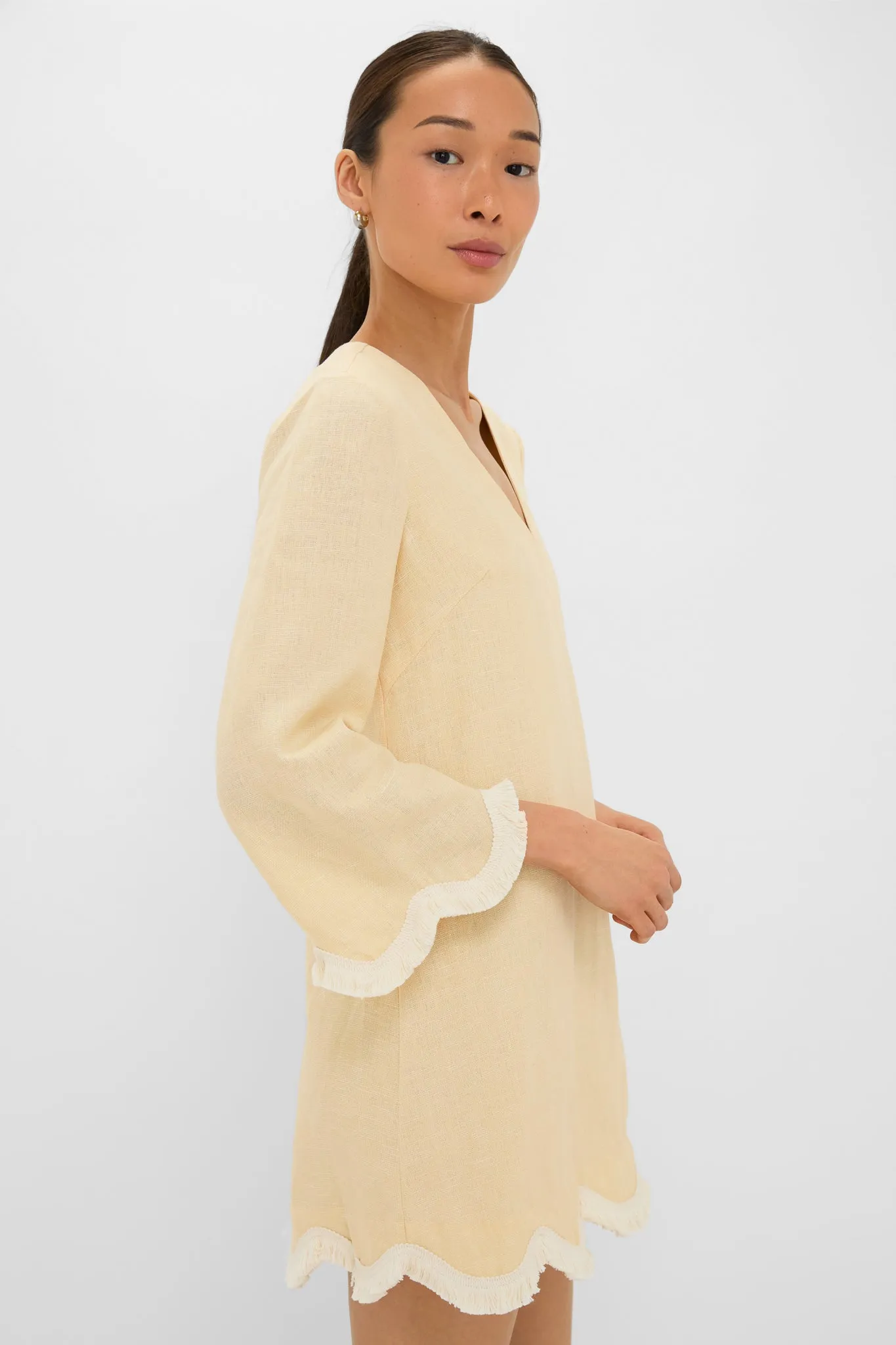 Dusty Citron Essie Caftan sold by Tuckernuck product image thumbnail 3
