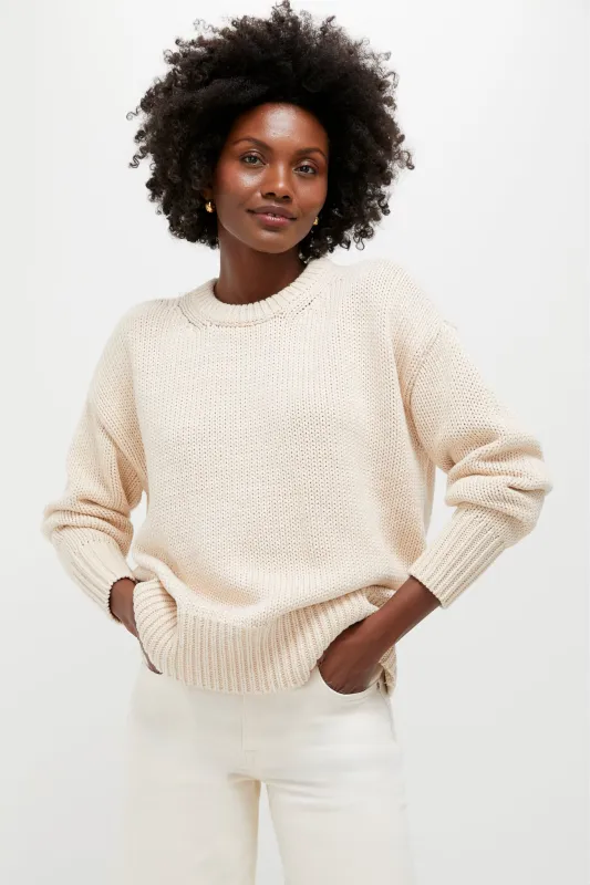 Sandstone Cotton Cliff Crewneck Sweater sold by Tuckernuck