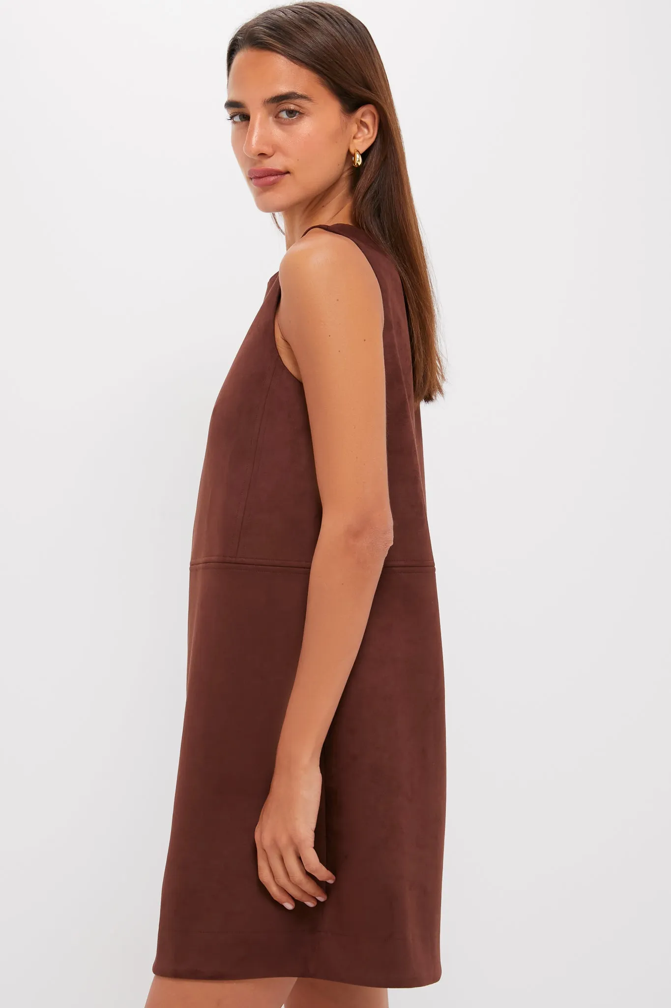 Ganache Vegan Suede Marlowe Dress sold by Tuckernuck product image thumbnail 4