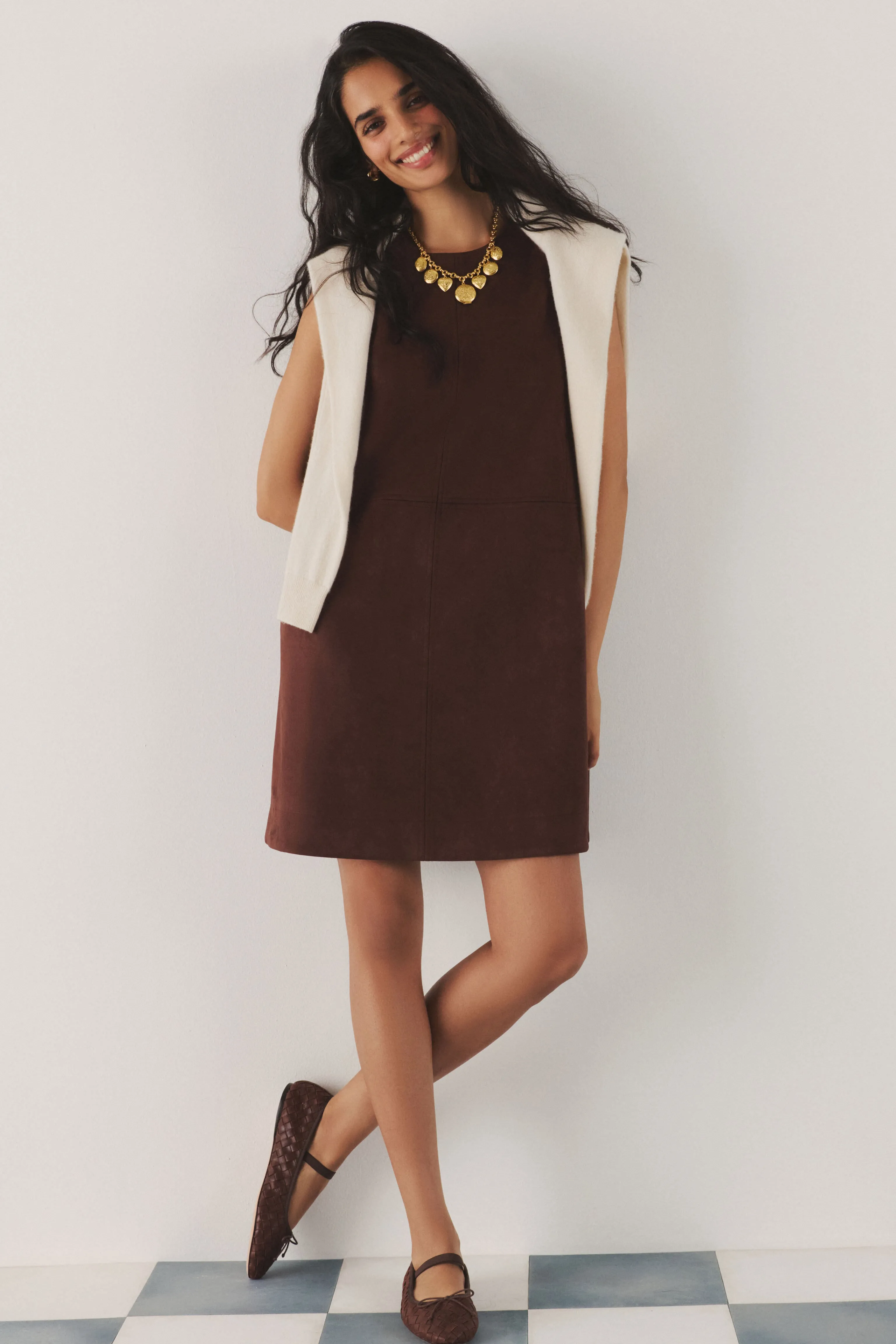 Ganache Vegan Suede Marlowe Dress sold by Tuckernuck product image thumbnail 2