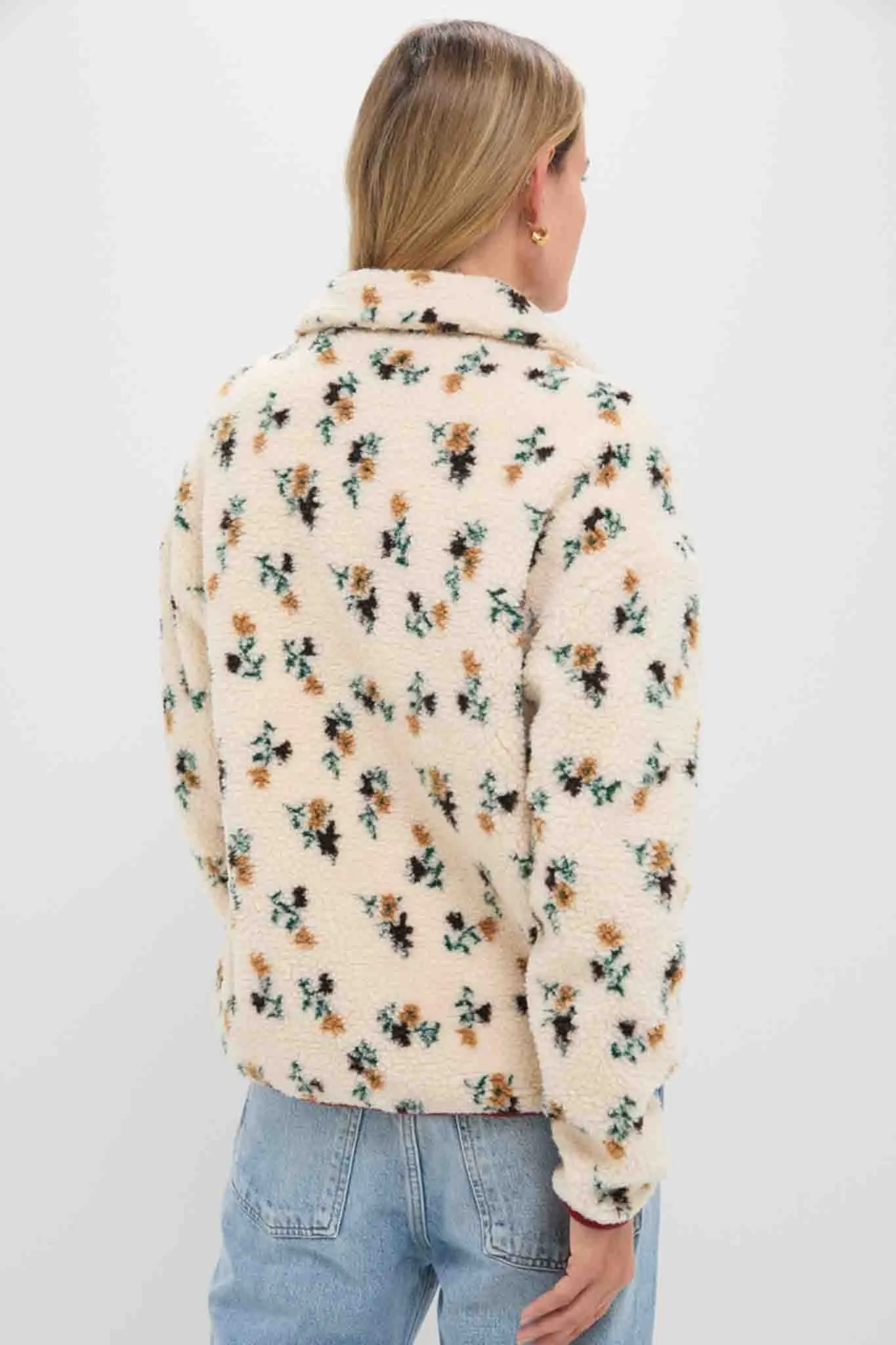 Rust Multi Fleece Aliza Jacket sold by Tuckernuck product image thumbnail 4