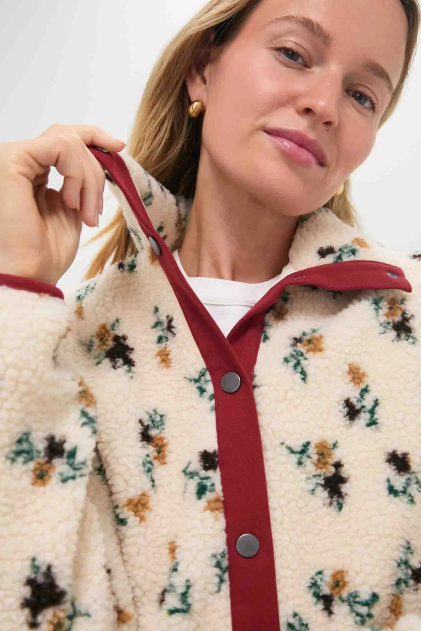 Rust Multi Fleece Aliza Jacket sold by Tuckernuck product image thumbnail 5