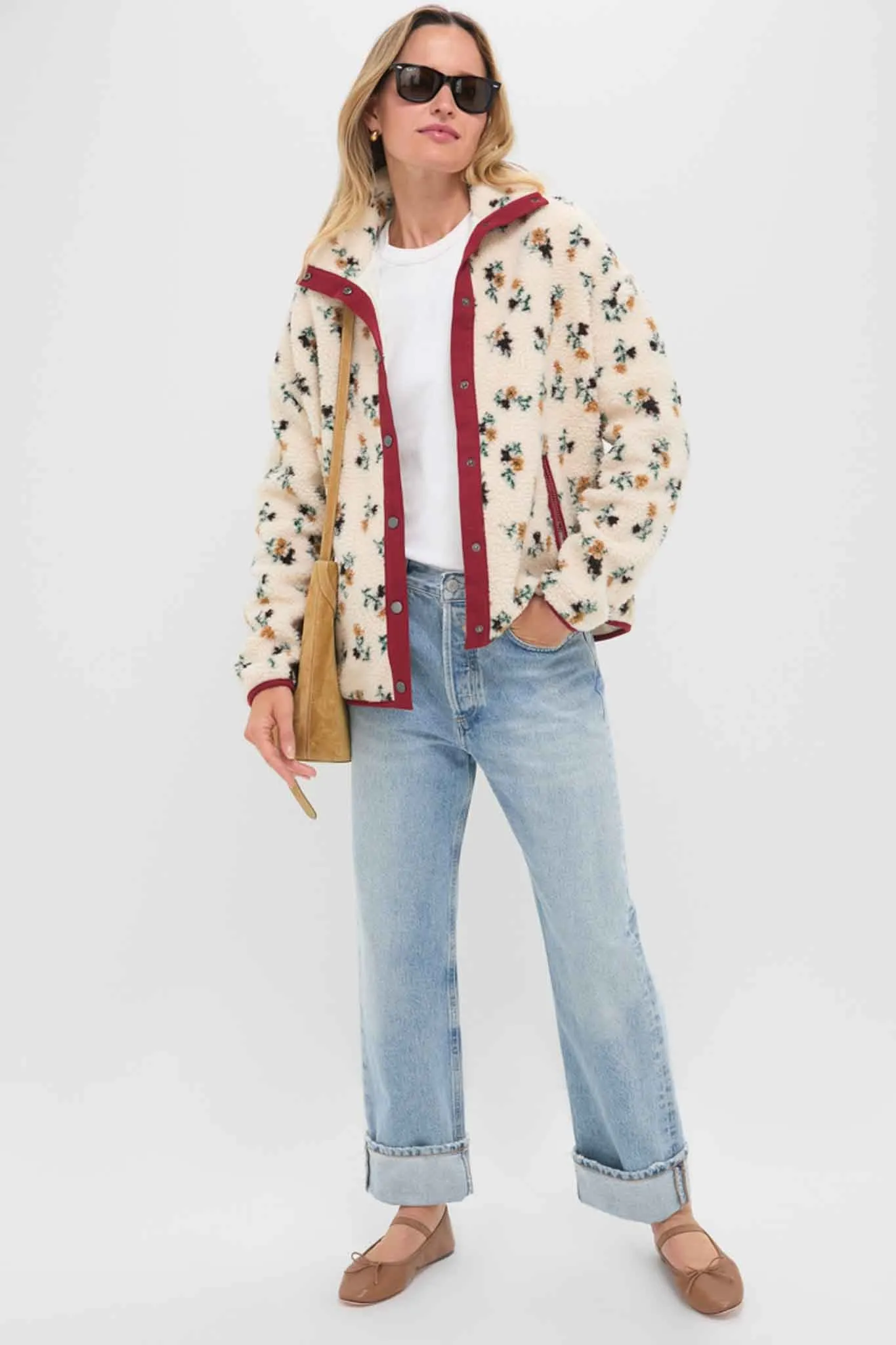 Rust Multi Fleece Aliza Jacket sold by Tuckernuck product image thumbnail 2