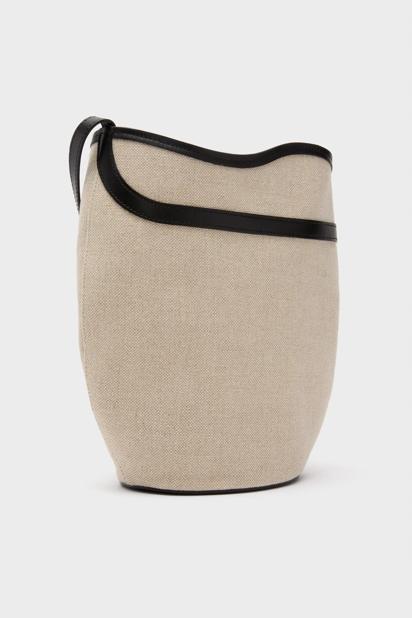 Natural and Black Belted Bucket Bag sold by Tuckernuck product image thumbnail 4