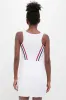 White Racerback Performance Jersey Brent Tennis Dress sold by Tuckernuck