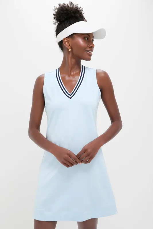 Light Blue Performance Jersey Suzanne Tennis Dress sold by Tuckernuck