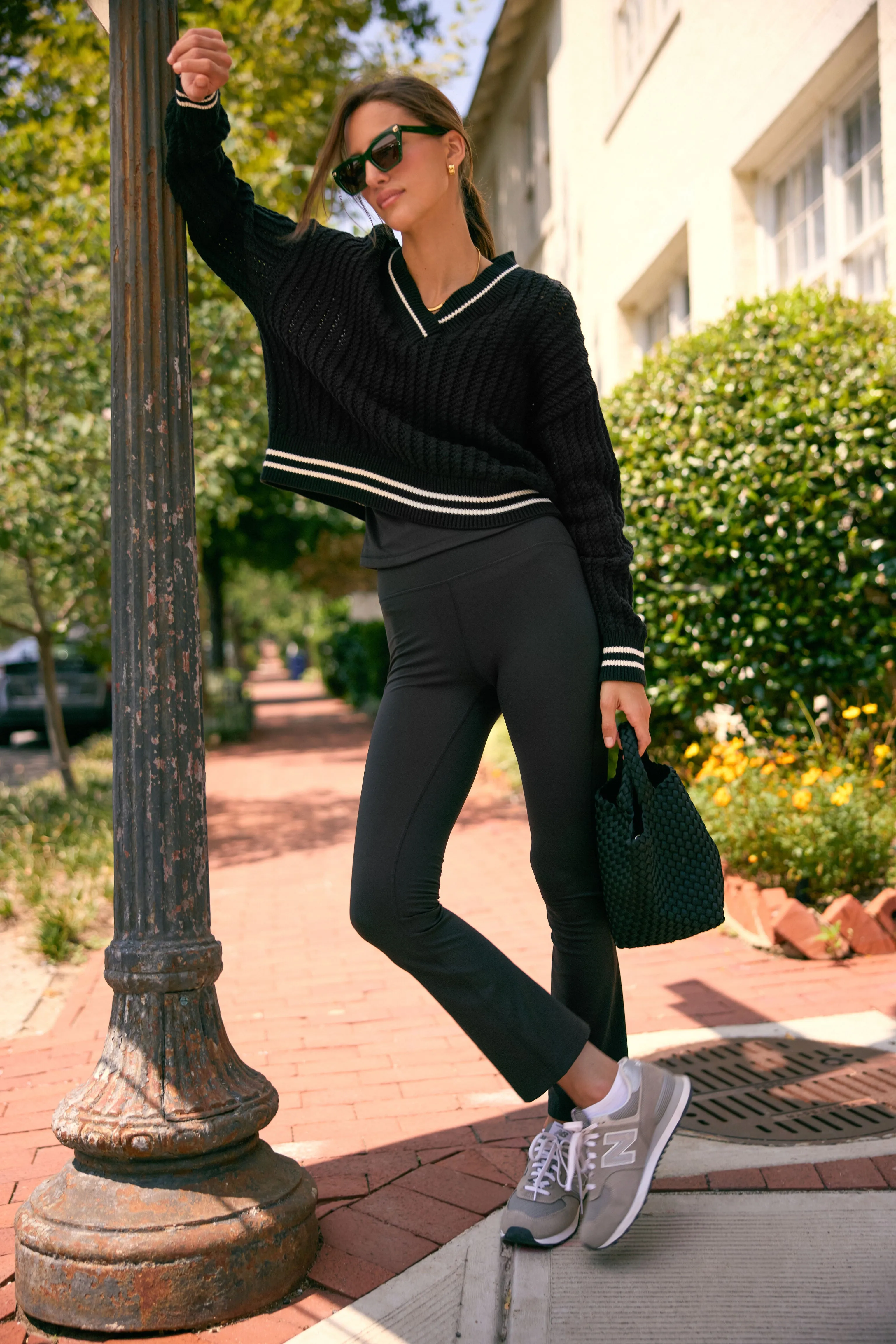 Black High Rise Compression Spandex Millie Yoga Pant sold by Tuckernuck product image thumbnail 2