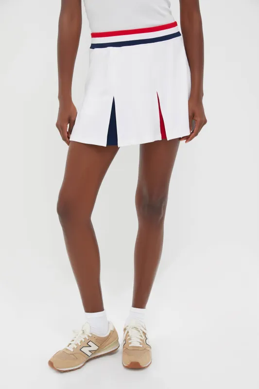 Americana 14 Inch Performance Stretch Woven Carly Tennis Skirt made by Tuckernuck