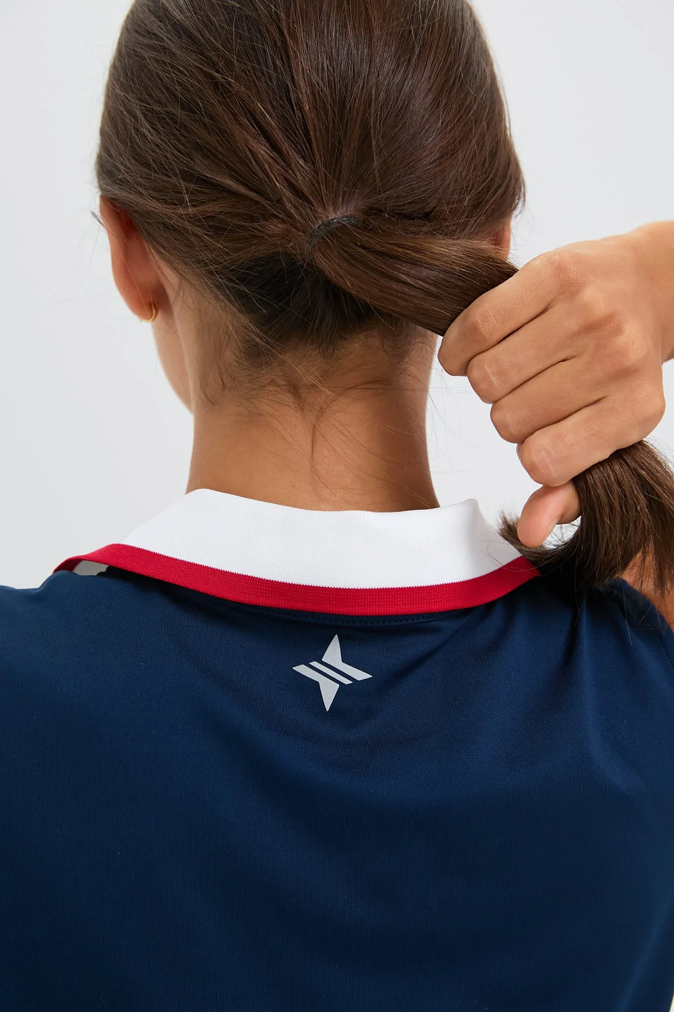 Navy Sleeveless Performance Jersey Alcott Golf Dress sold by Tuckernuck product image thumbnail 5