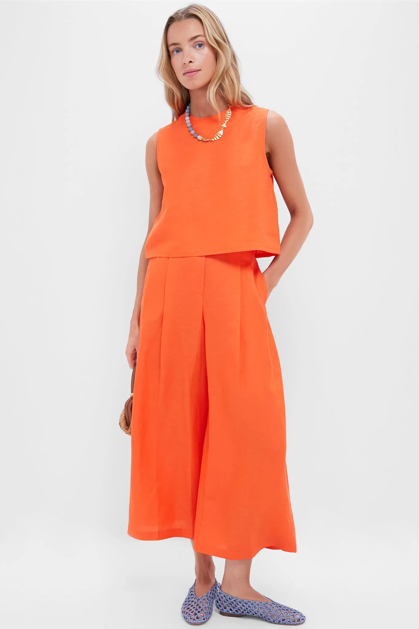 Aquamarine and Gold Malta Necklace sold by Tuckernuck product image thumbnail 3