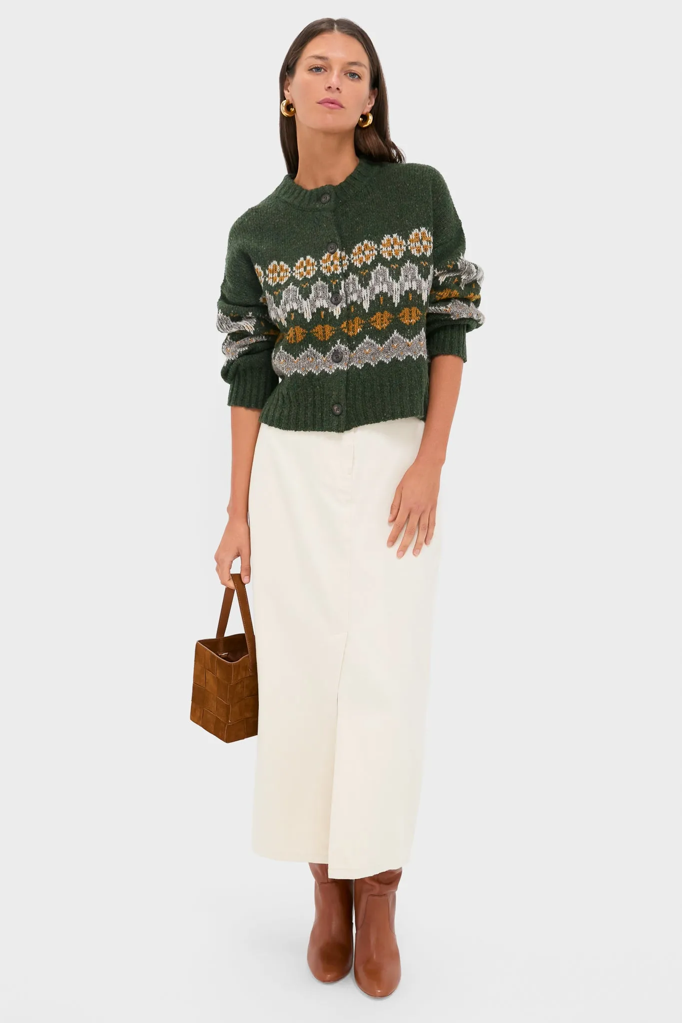 Dark Forest Fairisle Cammie Sweater sold by Tuckernuck product image thumbnail 2