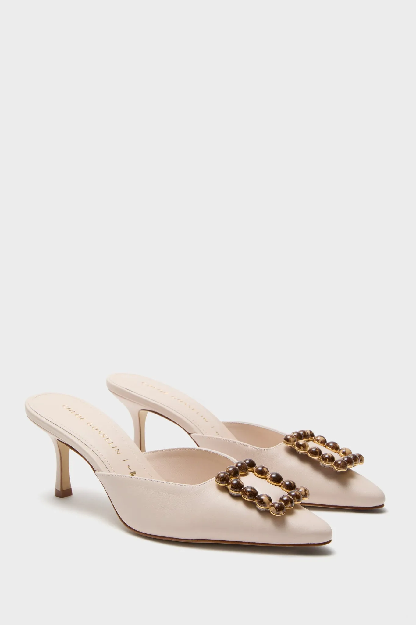 Puff Cream Leather Ave Mules sold by Tuckernuck product image thumbnail 4