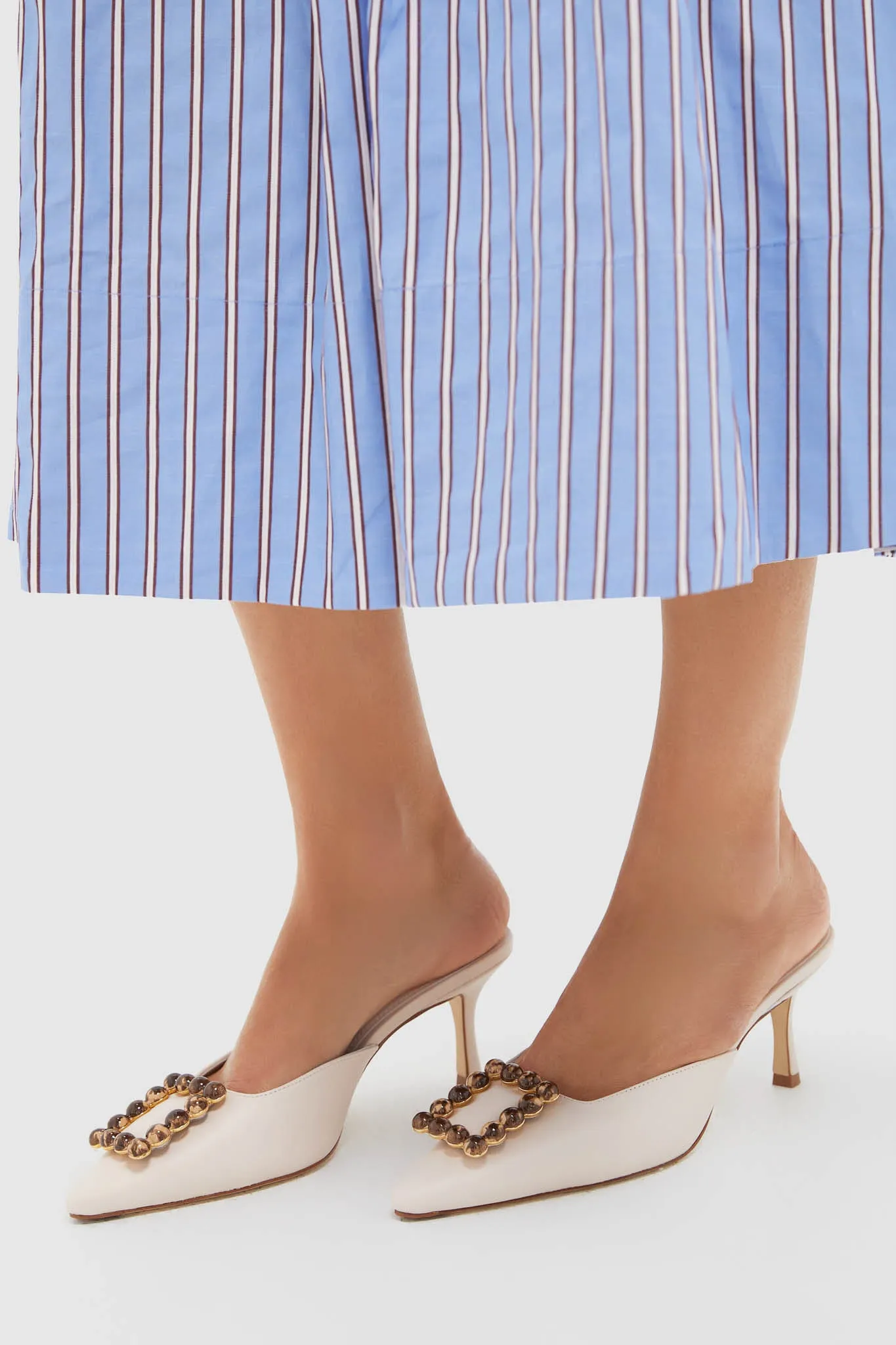 Puff Cream Leather Ave Mules sold by Tuckernuck product image thumbnail 2