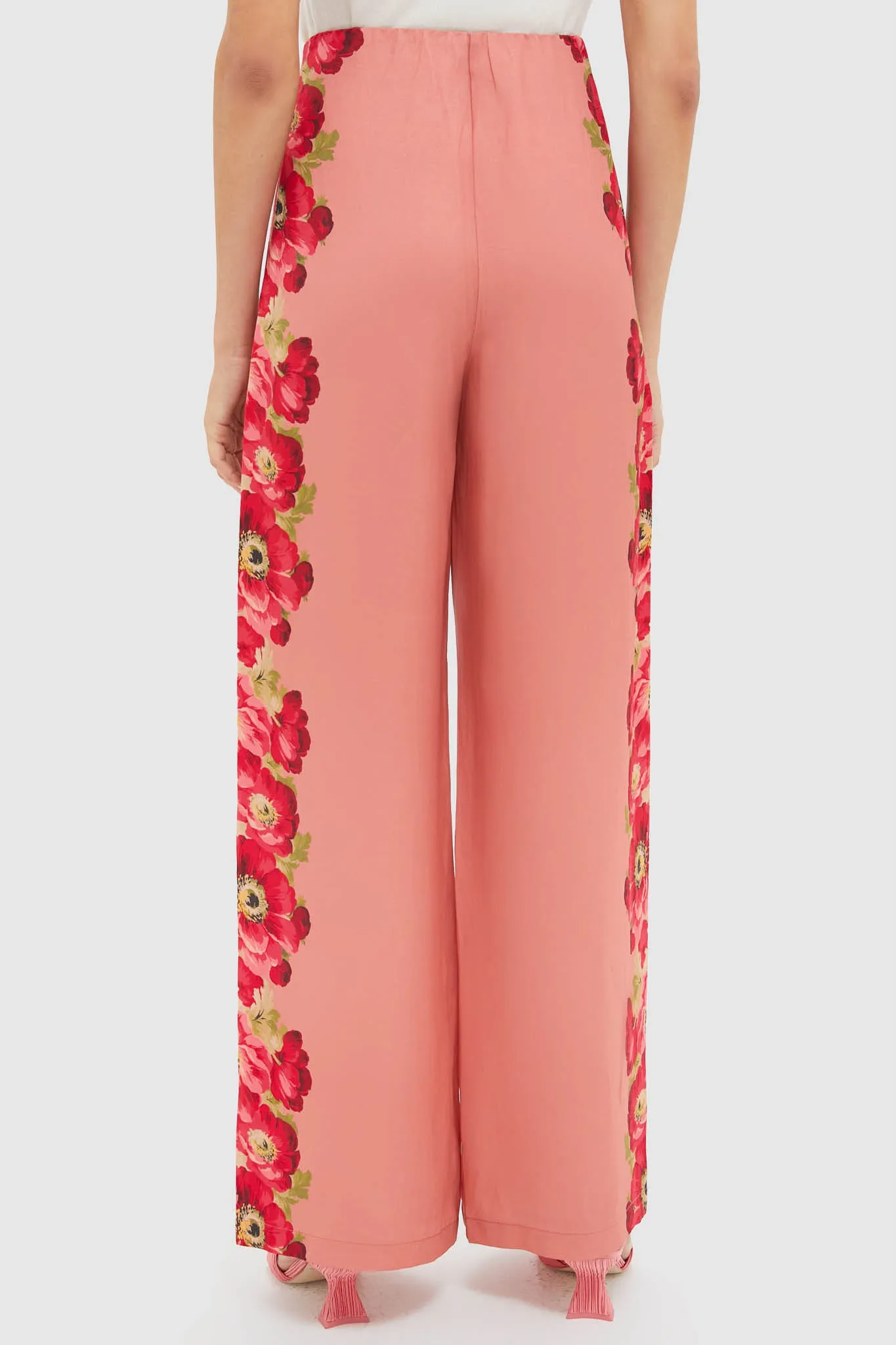 Coral Poppy Pierre Pants sold by Tuckernuck product image thumbnail 4