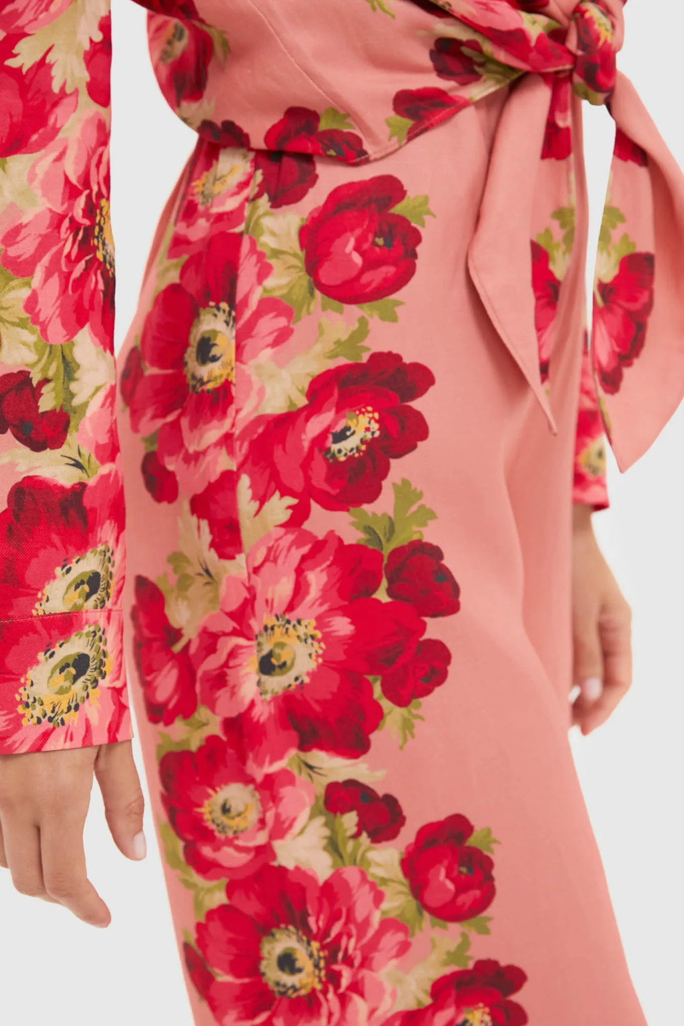 Coral Poppy Pierre Pants sold by Tuckernuck product image thumbnail 5