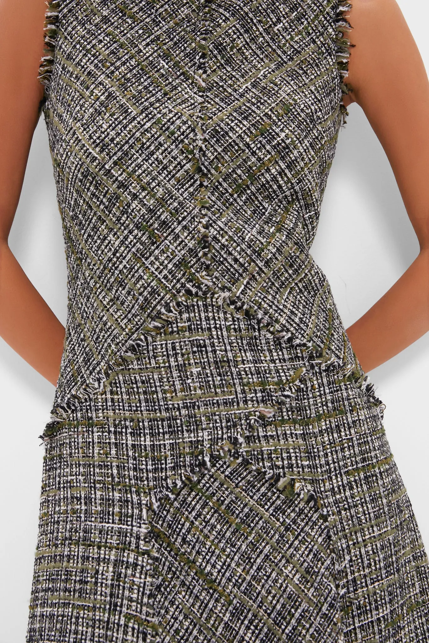 Dark Olive Sleeveless Midi Dress sold by Tuckernuck product image thumbnail 5