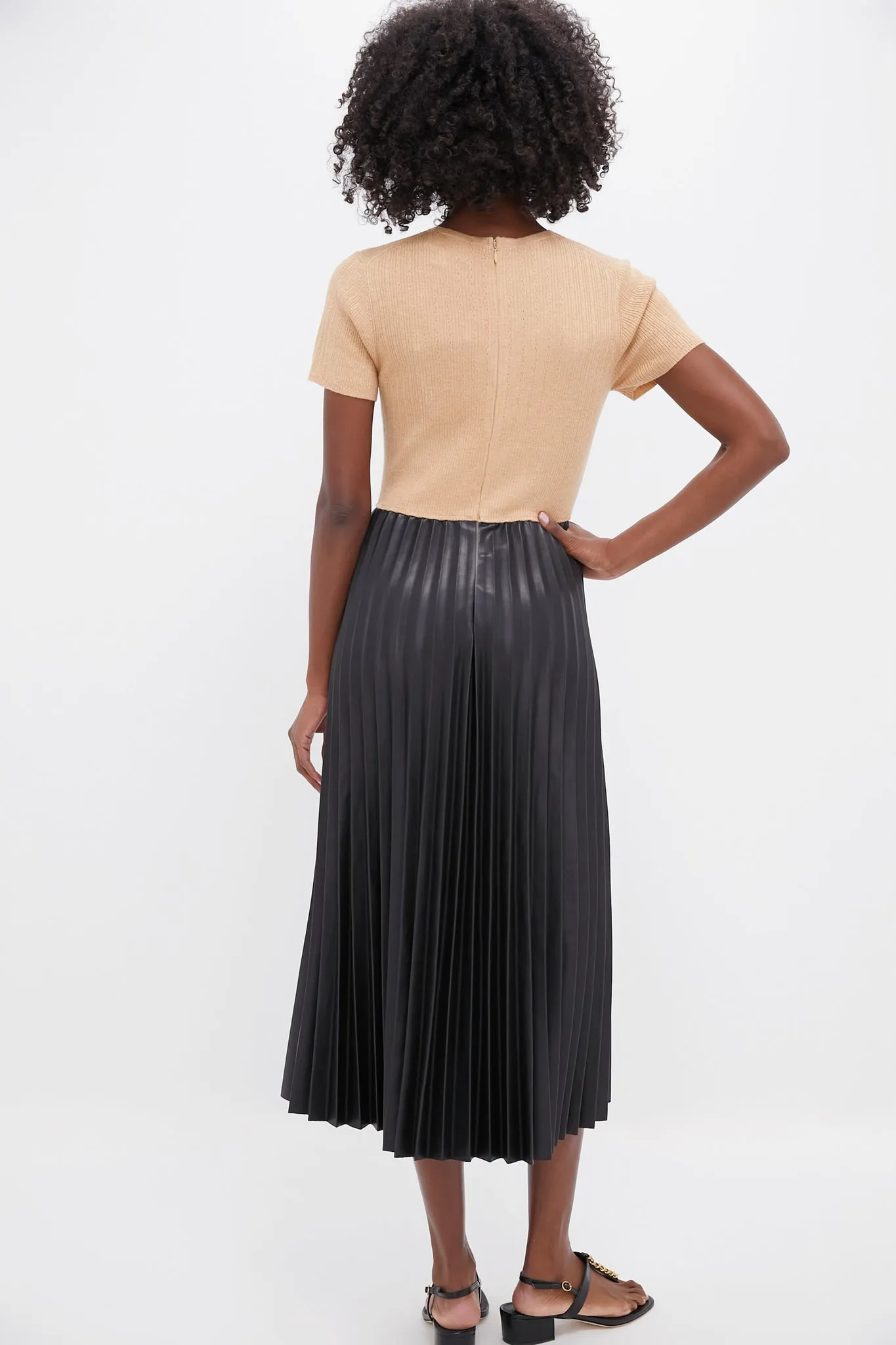 Black Mixed Media Tiffany Dress sold by Tuckernuck product image thumbnail 4