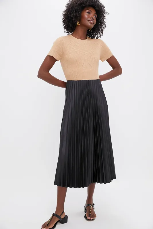 Black Mixed Media Tiffany Dress sold by Tuckernuck